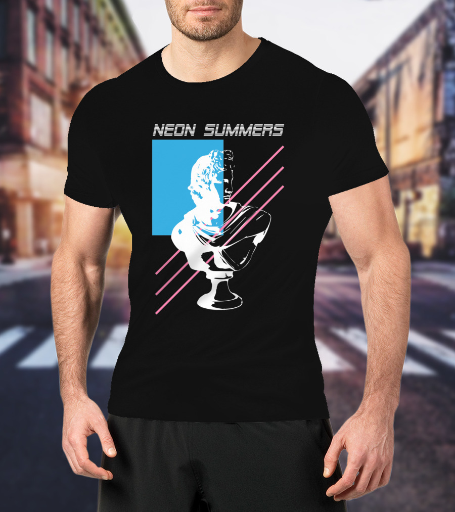 Neon Summers Apollo Bust T-Shirt