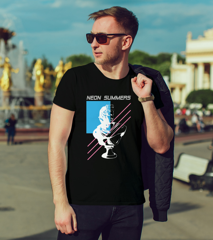 Neon Summers Apollo Bust T-Shirt