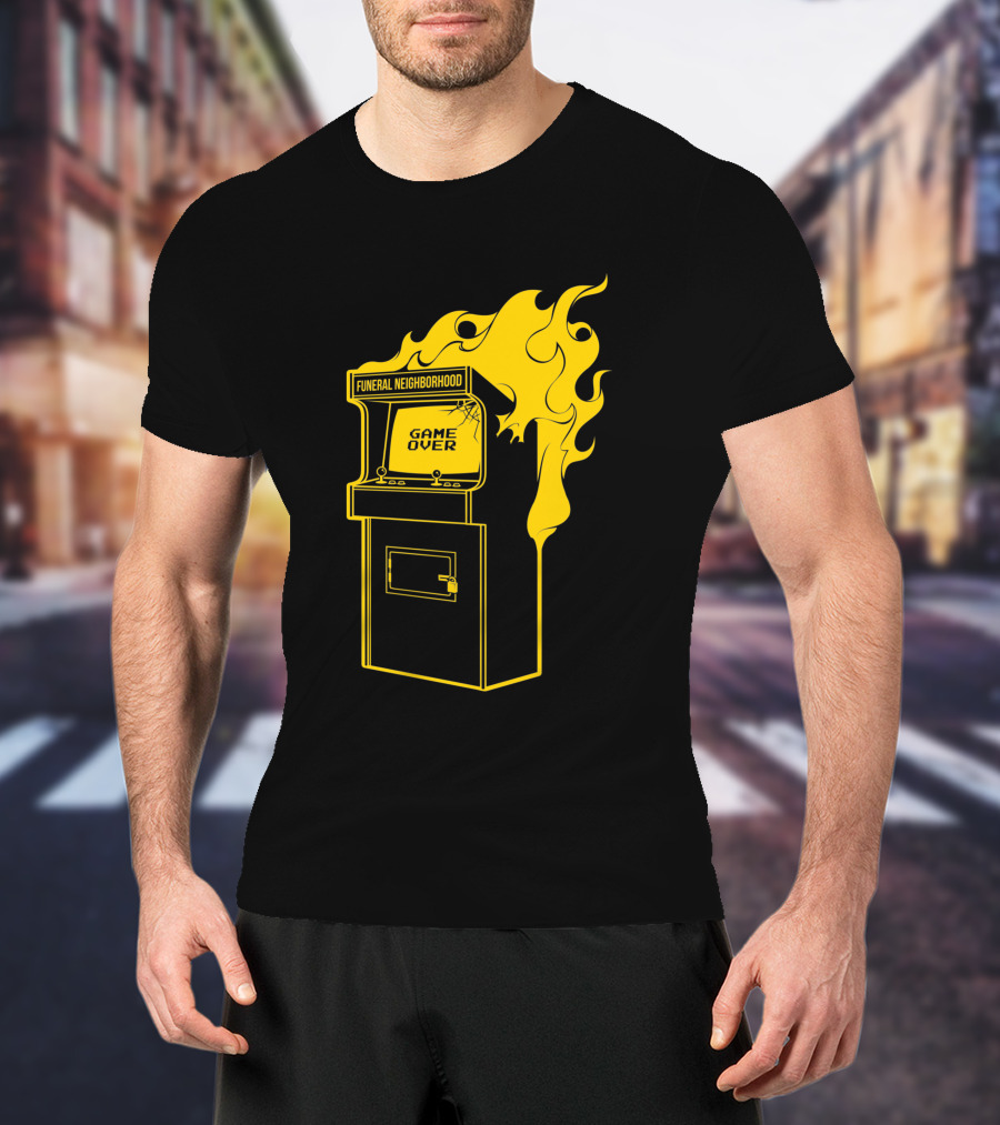 Funeral Neighborhood Game Over Arcade Fire T-Shirt
