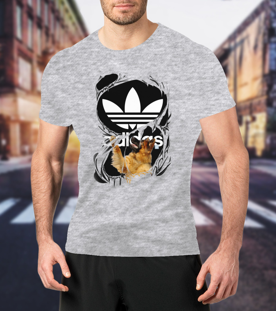 German Shepherd Torn T-Shirt
