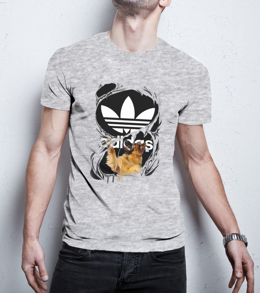 German Shepherd Torn T-Shirt