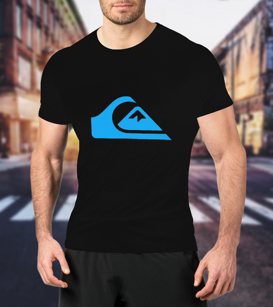Quiksilver Men's Active Blue Wave Mountain T-Shirt