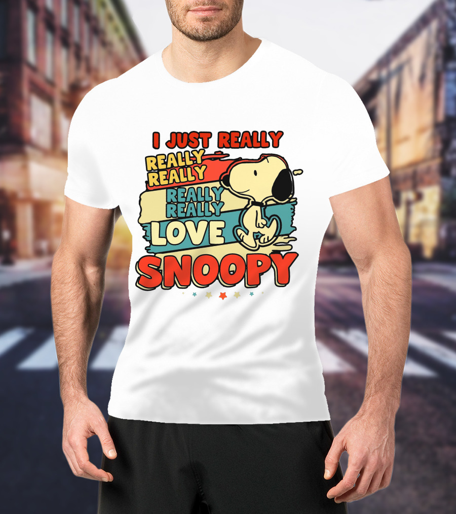 I Just Really Really Really Really Love Snoopy T-Shirt