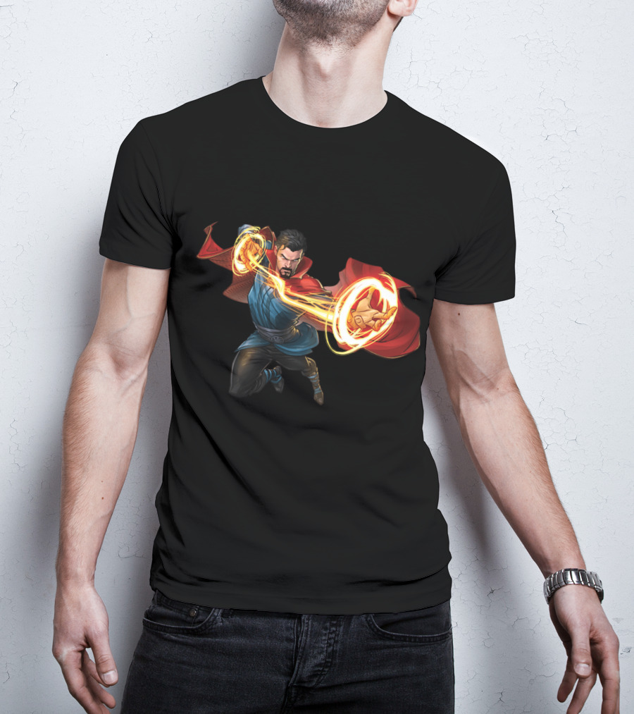 Doctor Strange Marvel Magic Hero Action Pose T-Shirt