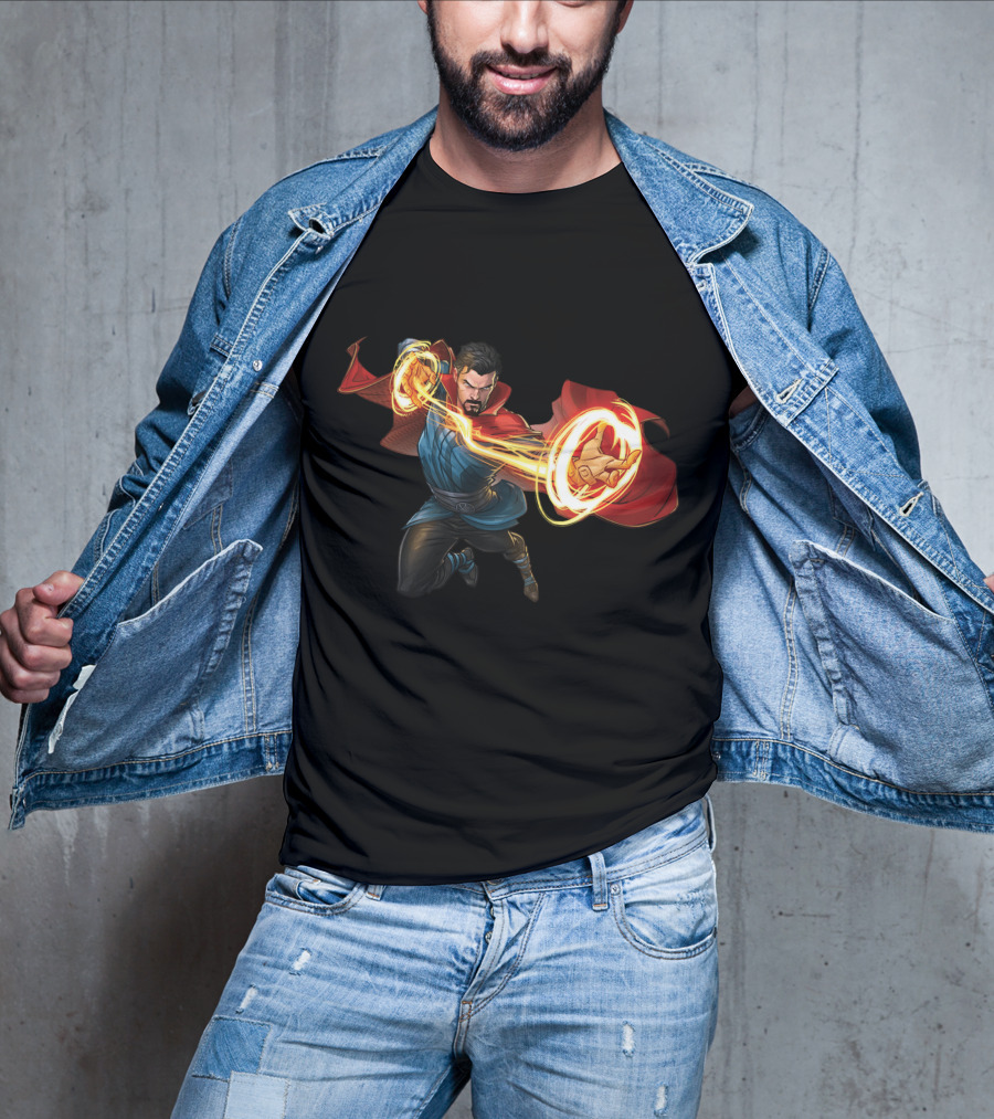 Doctor Strange Marvel Magic Hero Action Pose T-Shirt