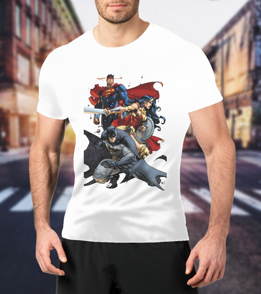 Justice League Trinity Superman Wonder Woman Batman T-Shirt