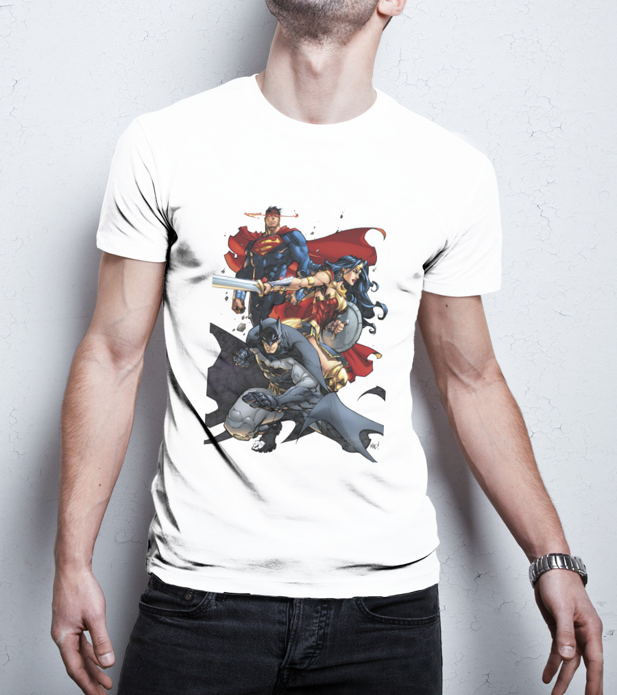 Justice League Trinity Superman Wonder Woman Batman T-Shirt