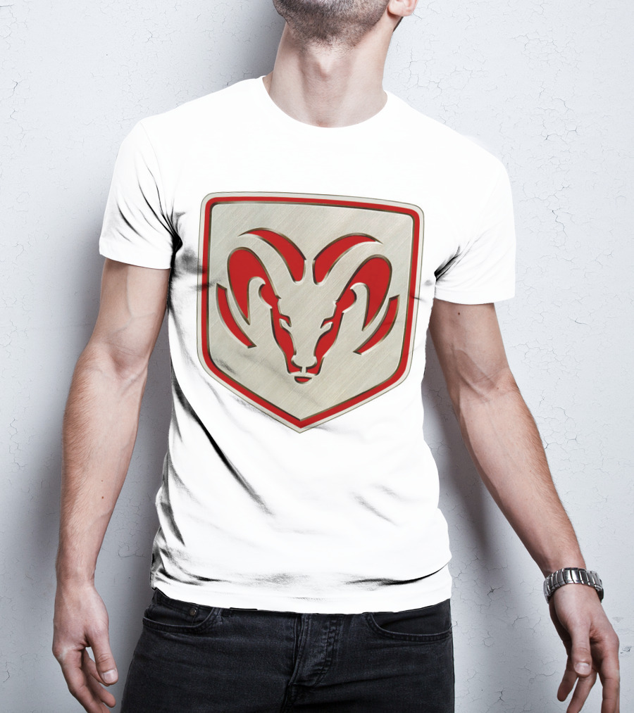 The Ram Emblem Silver Redbadge T-Shirt