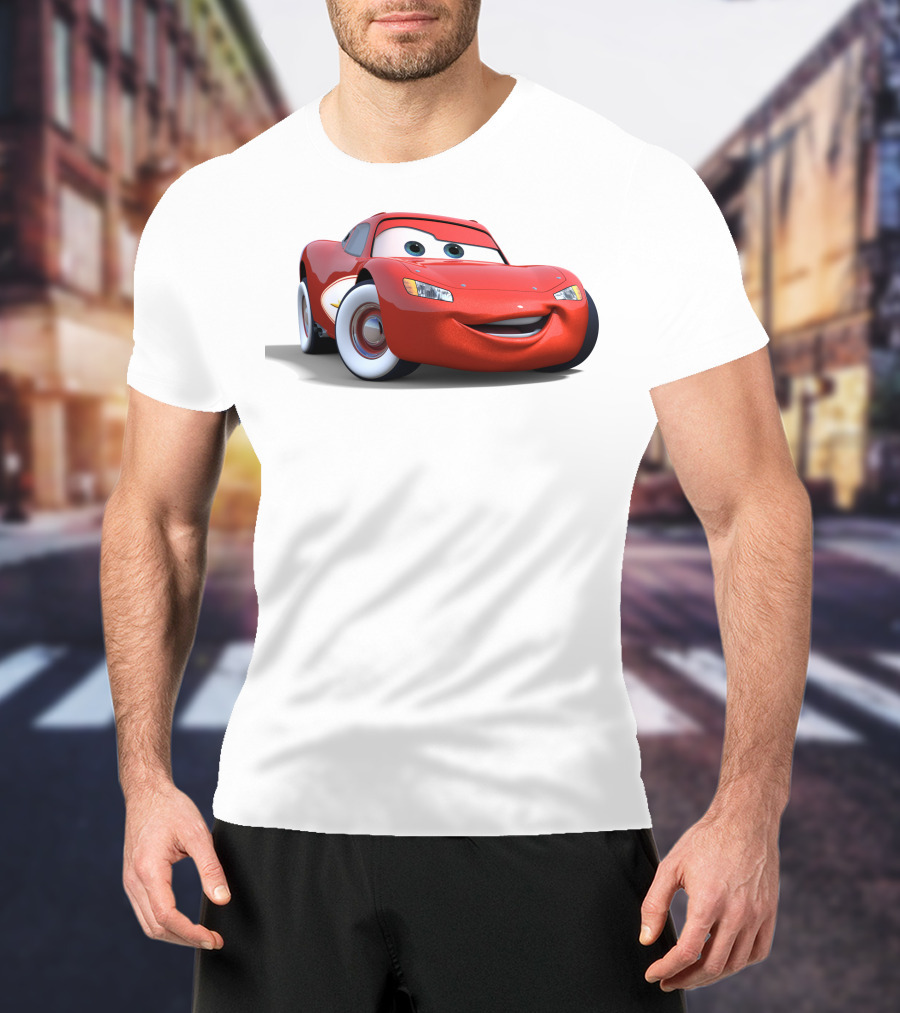 Lightning McQueen Pixar Cars Character T-Shirt
