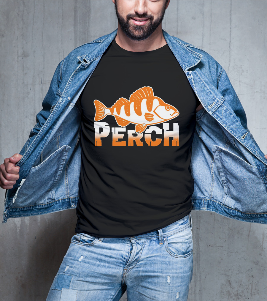 PERCH Fish Orange T-Shirt