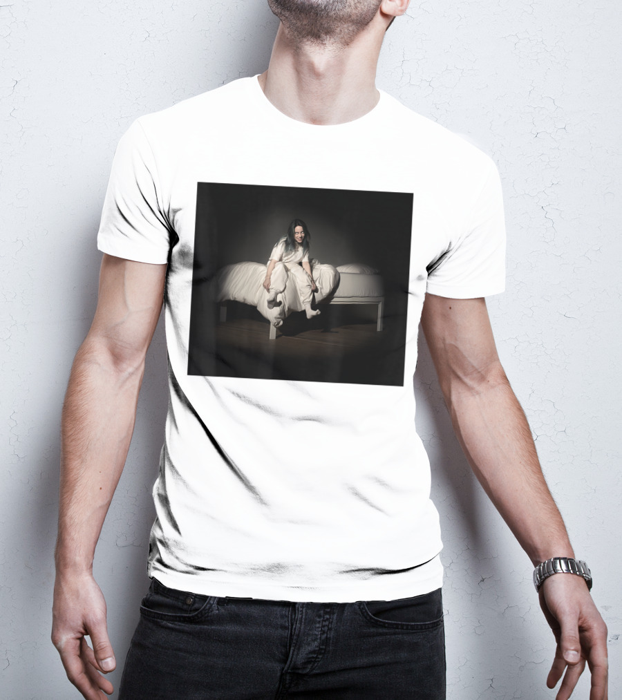 Billie Eilish Sweet Dreams Bed Scene White T-Shirt