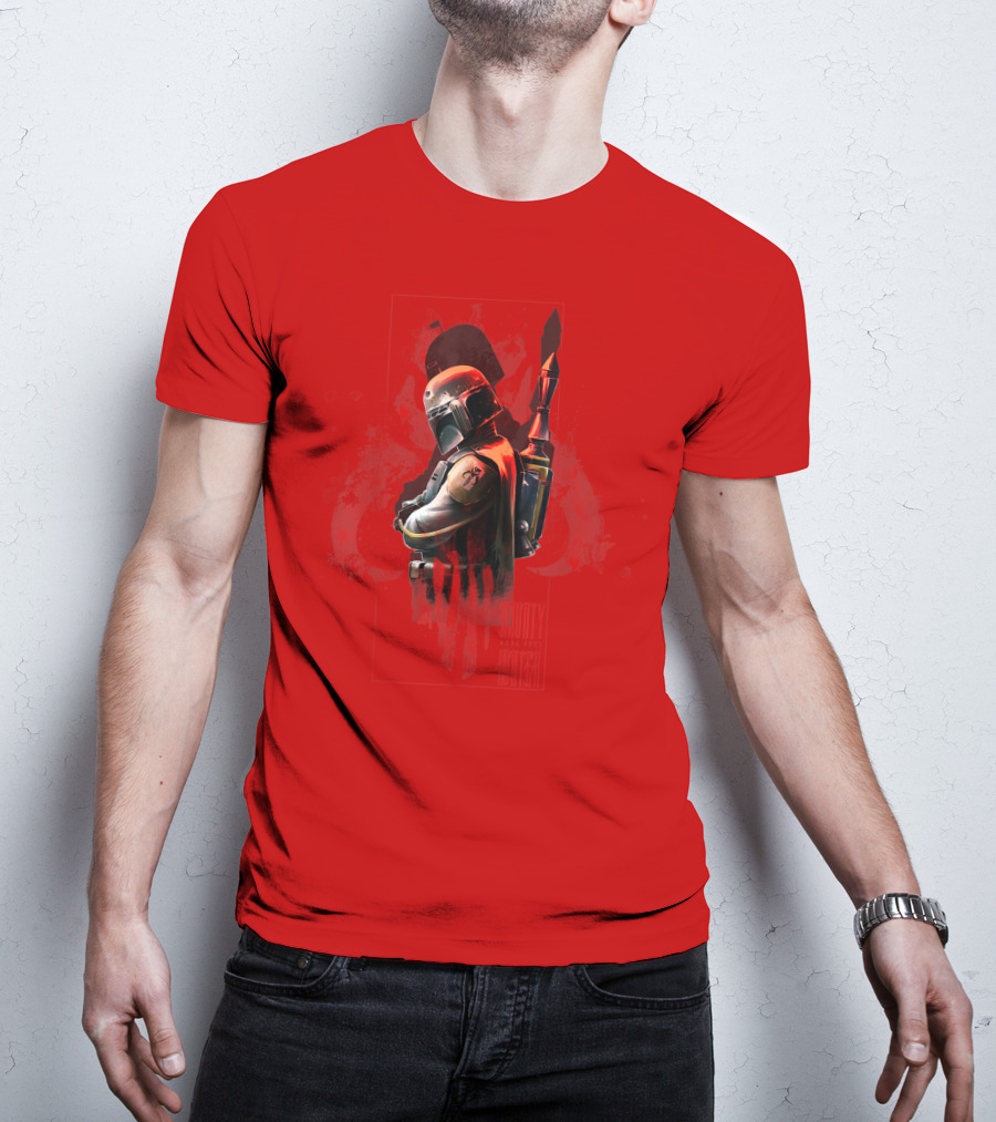 Star Wars Boba Fett Mandalorian Hunter Mythosaur Crest T-Shirt
