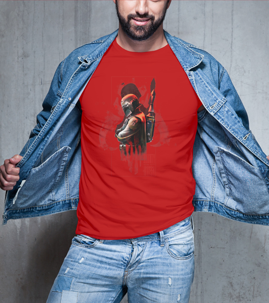 Star Wars Boba Fett Mandalorian Hunter Mythosaur Crest T-Shirt