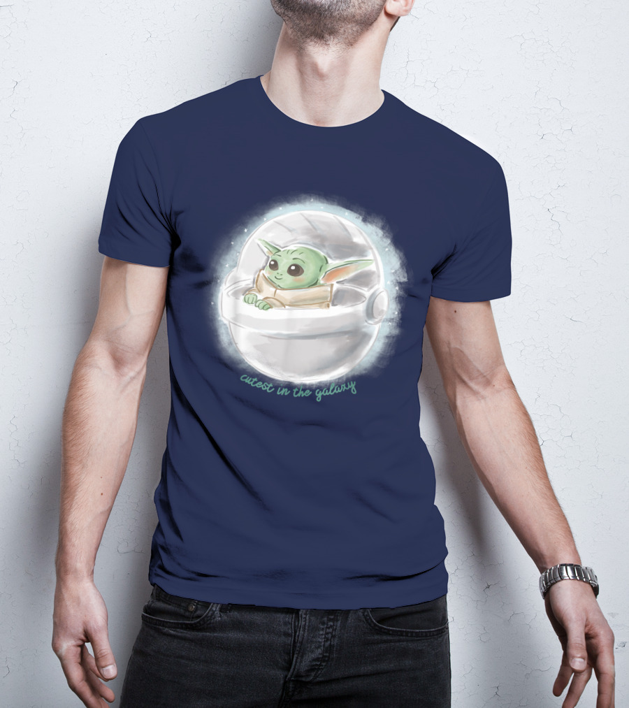 Star Wars The Mandalorian The Child Cutest In The Galaxy Floating Pod T-Shirt