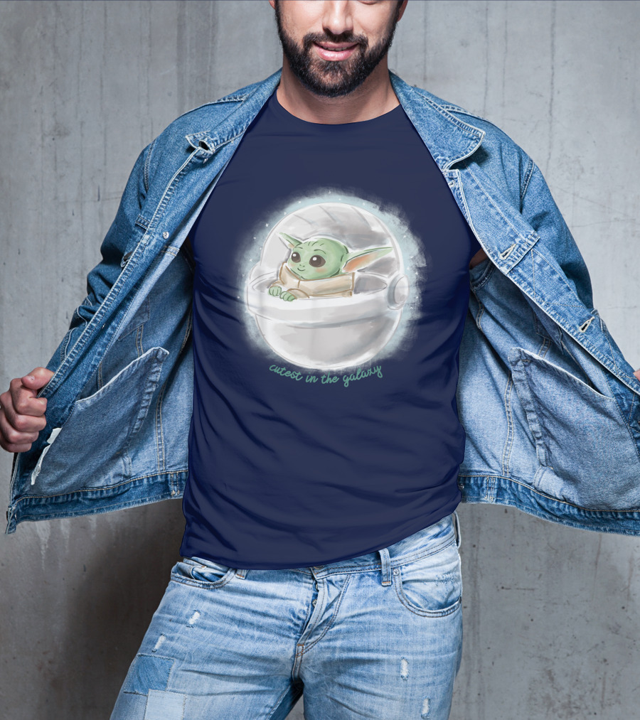 Star Wars The Mandalorian The Child Cutest In The Galaxy Floating Pod T-Shirt