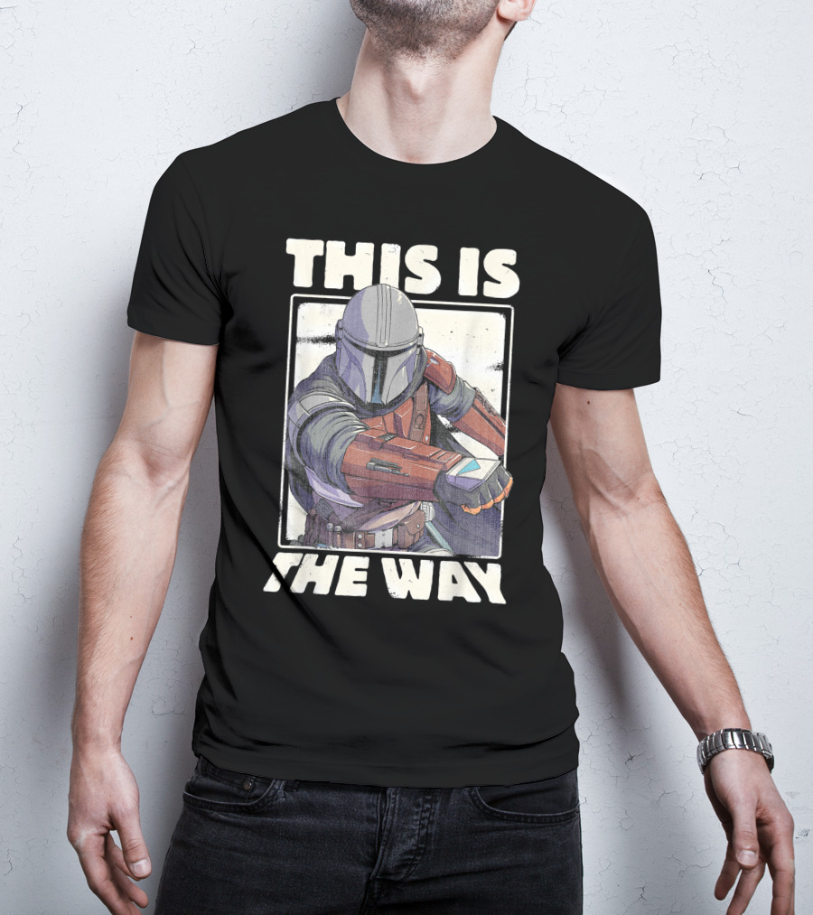 The Mandalorian This Is The Way Star Wars Action Pose T-Shirt