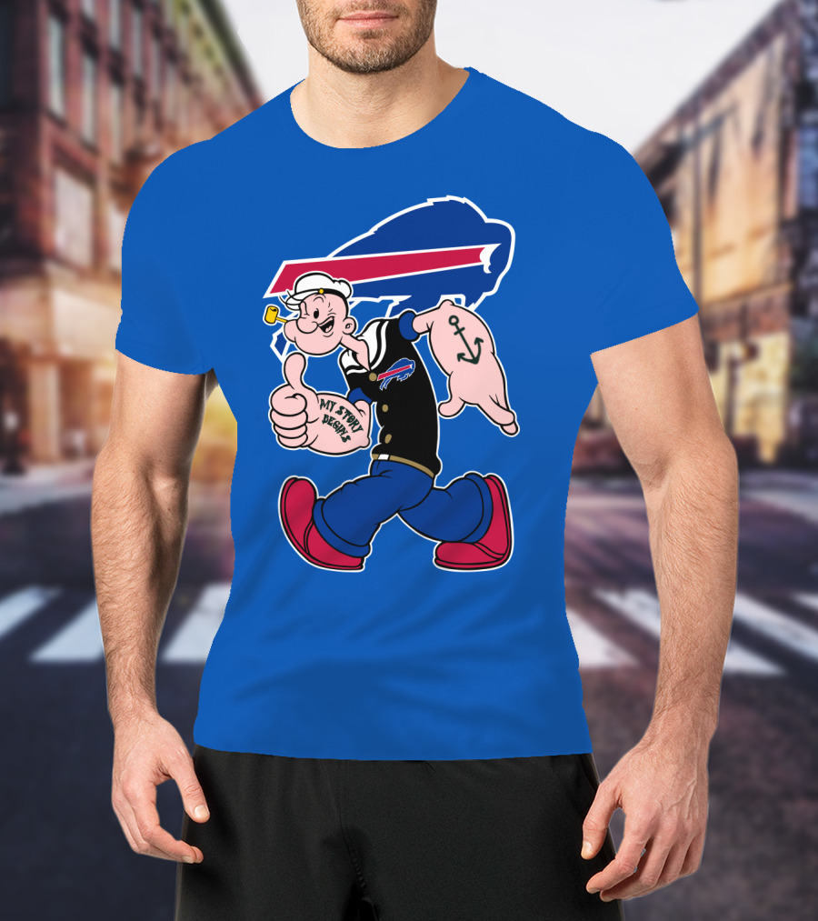 Buffalo Bills Popeye My Spirit Beanie T-Shirt