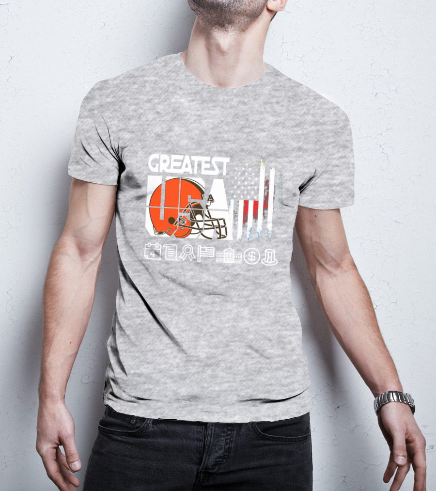 Greatest Usa America Football Helmets Calendar Flag Government Currency Traditions T-Shirt