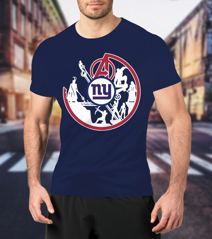 Ny Giants Avengers Crossover T-Shirt