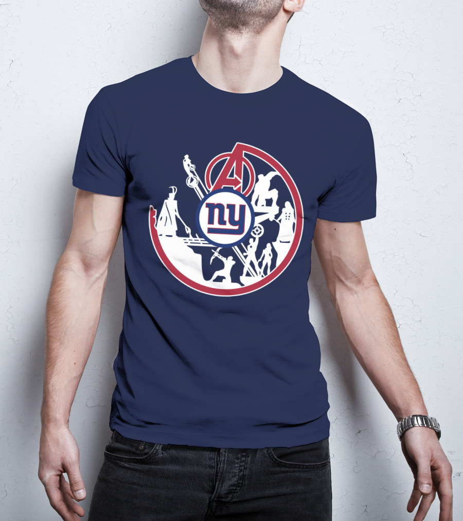 Ny Giants Avengers Crossover T-Shirt