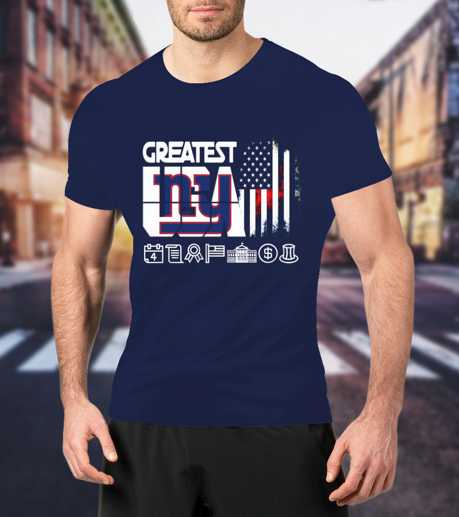 Greatest Ny American Icons And Symbols Collection T-Shirt
