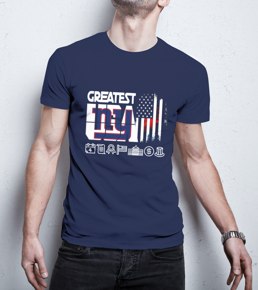 Greatest Ny American Icons And Symbols Collection T-Shirt