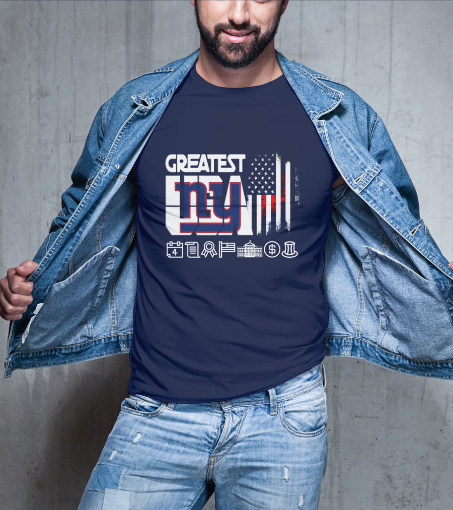 Greatest Ny American Icons And Symbols Collection T-Shirt
