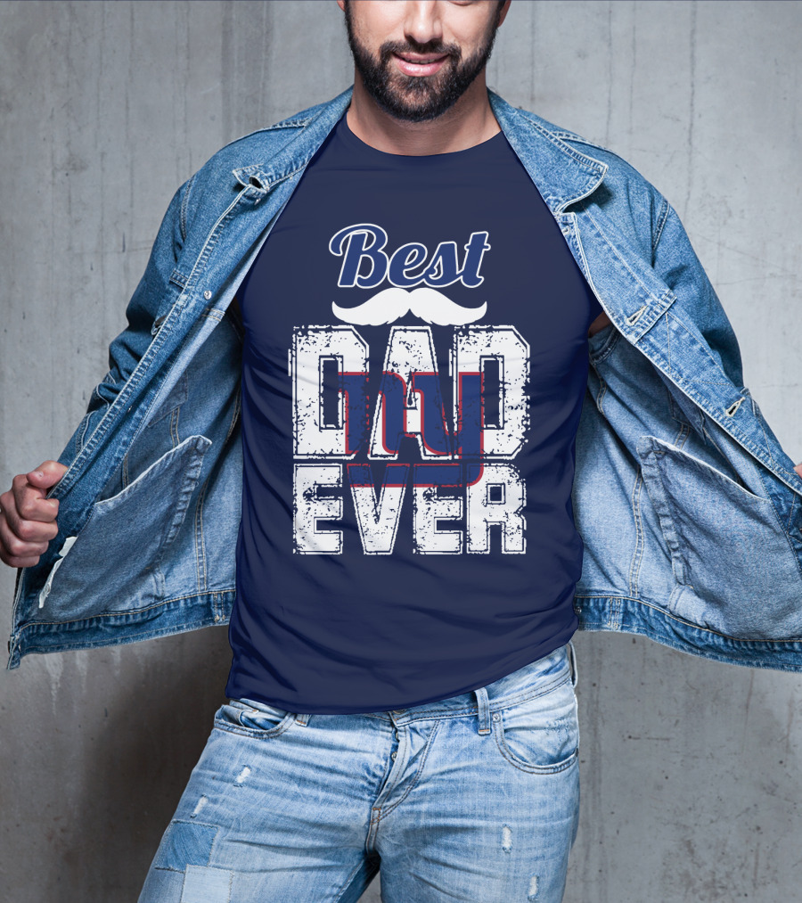 Best Dad Ever Giants T-Shirt