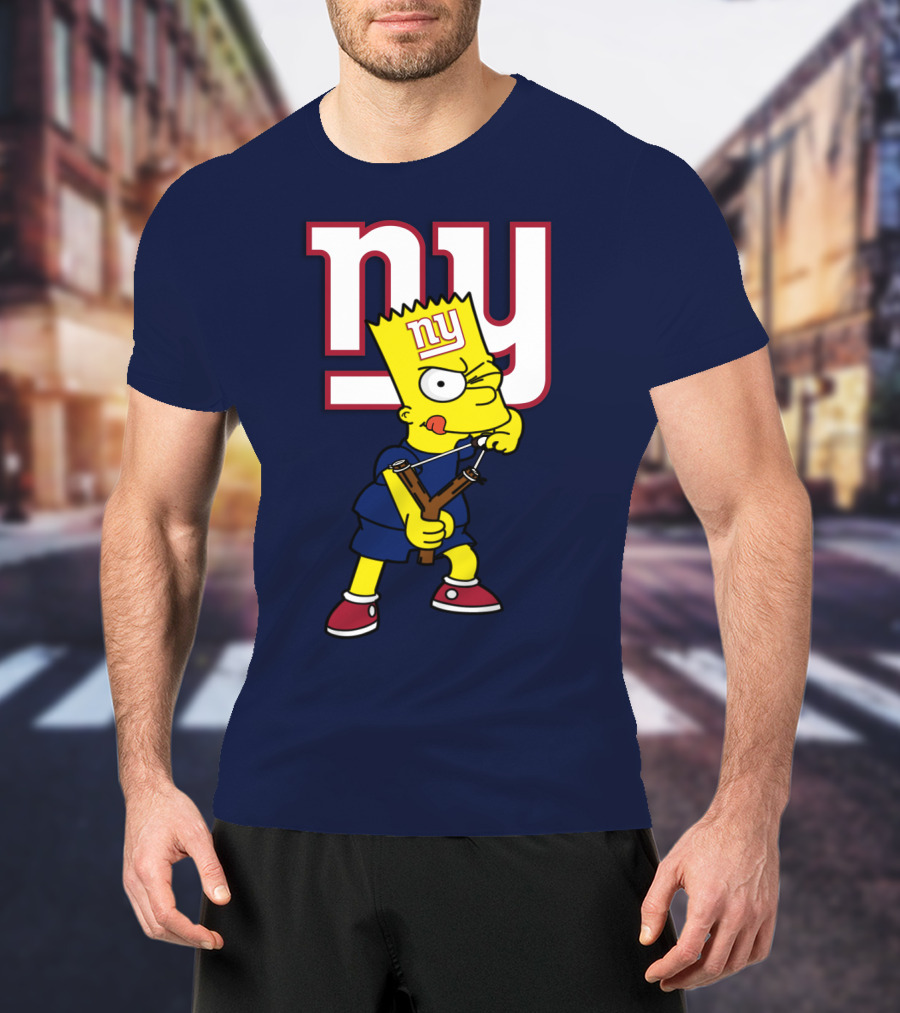 Ny Giants Bart Slingshot T-Shirt