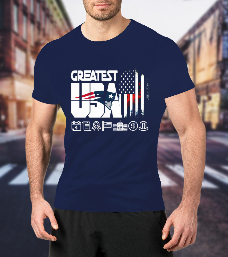 Greatest Usa New England Patriots American Icons T-Shirt