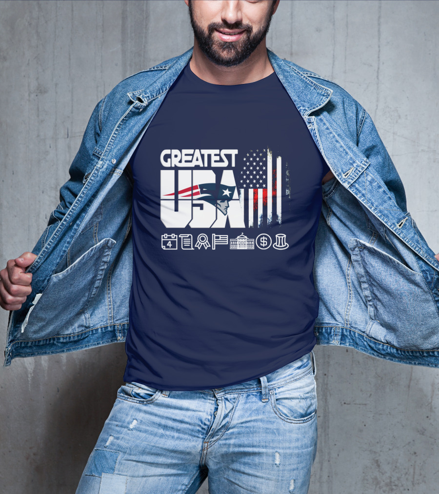 Greatest Usa New England Patriots American Icons T-Shirt