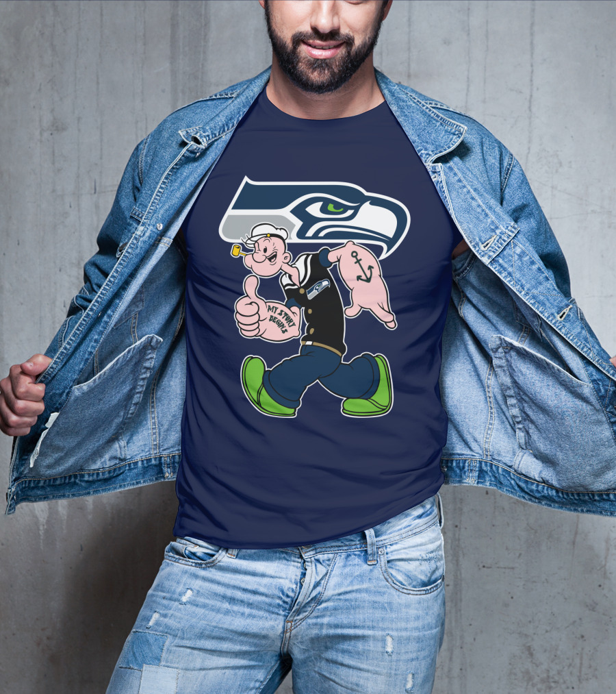 Seahawks Popeye My Jerry Bryant T-Shirt