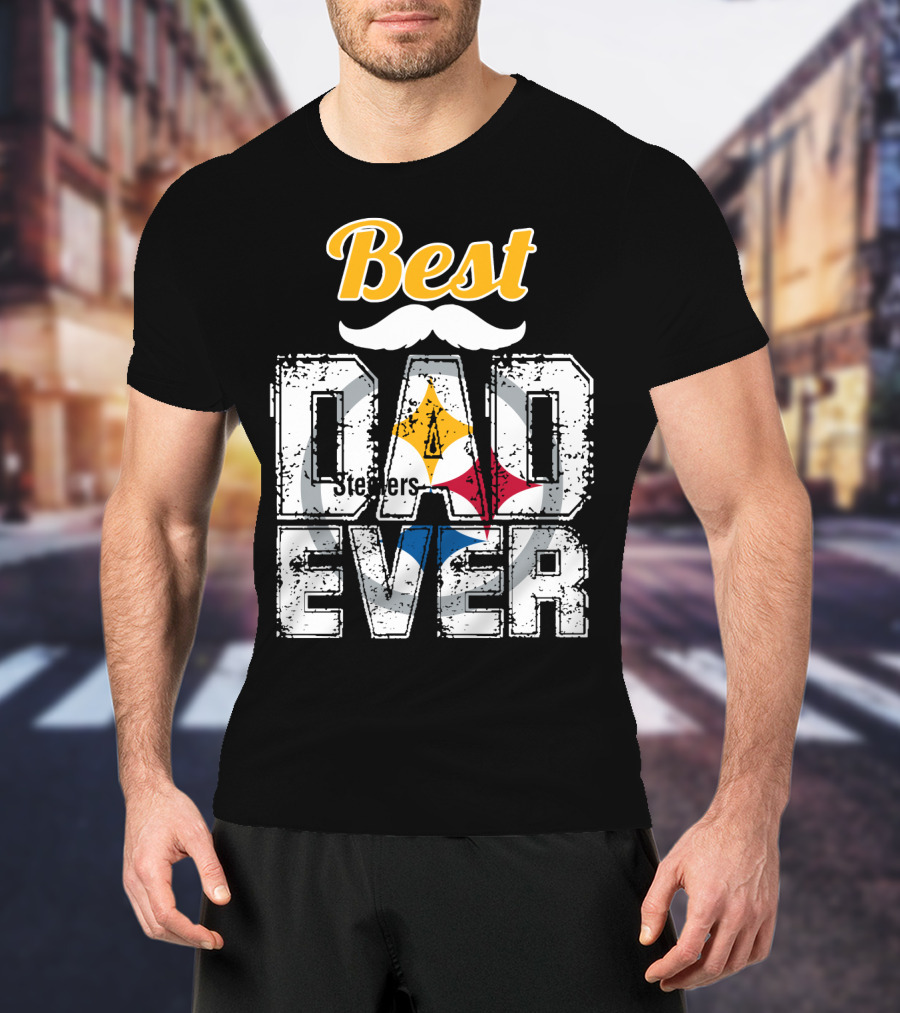 Best Steelers Dad Ever T-Shirt