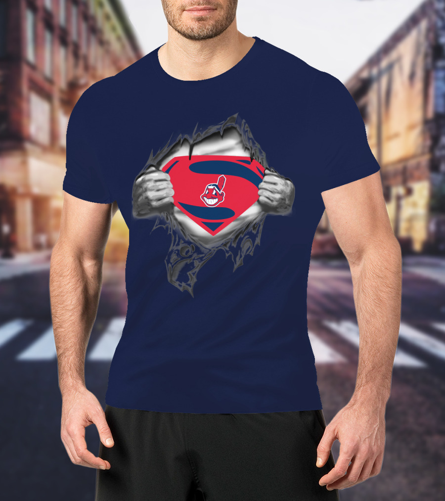 Superman Cleveland Indians T-Shirt