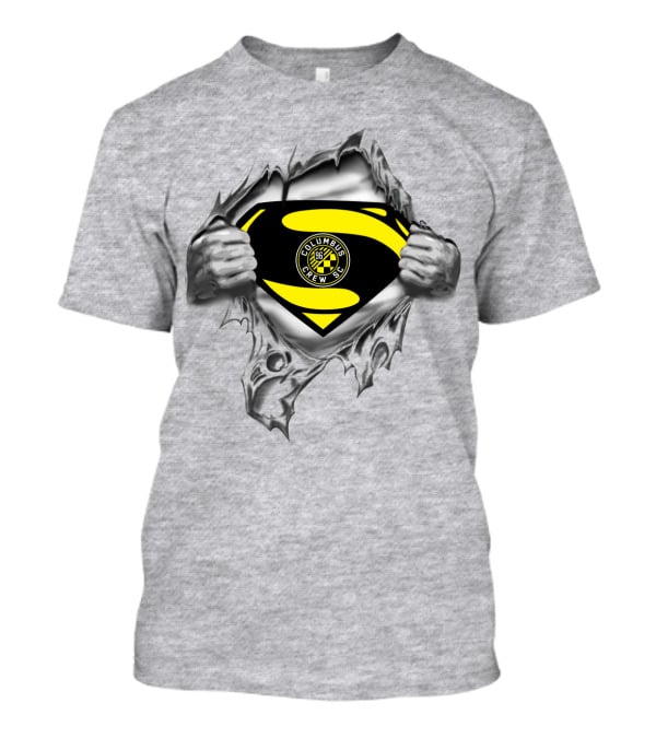 Columbus Crew Sc Superman Emblem Soccer T-Shirt