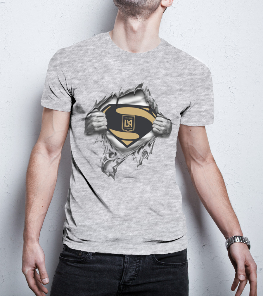 Los Angeles Fc Superman Logo Fusion T-Shirt