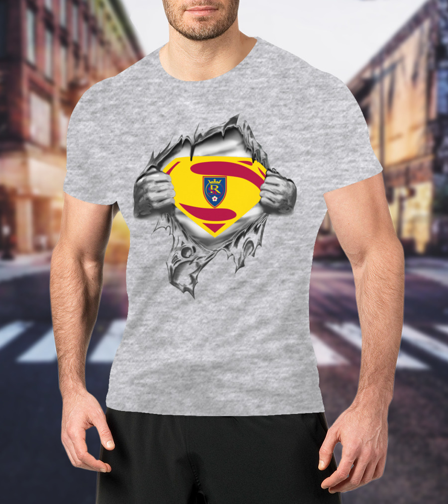 Real Salt Lake Superhero Crest T-Shirt