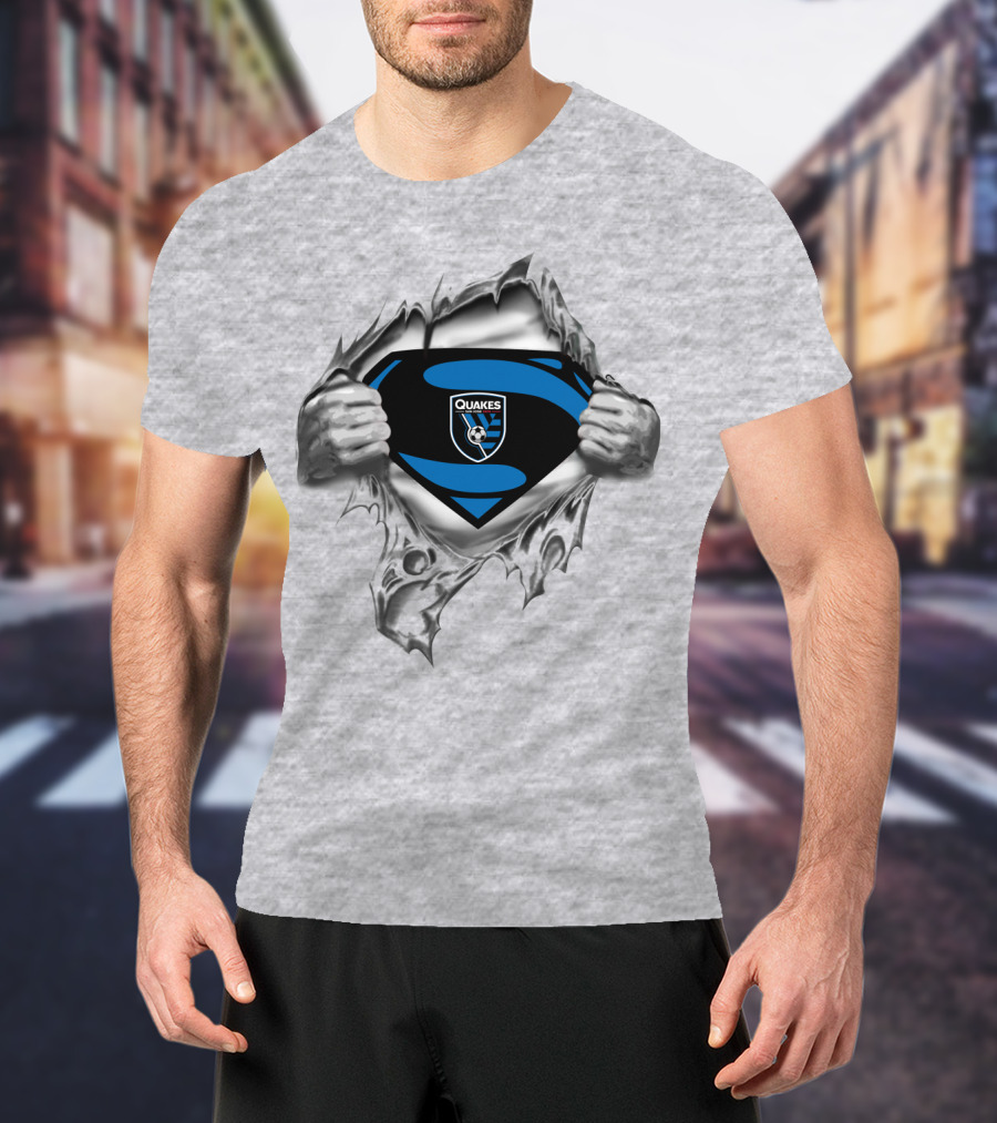 Quakes Super Logo San Jose Earthquakes T-Shirt