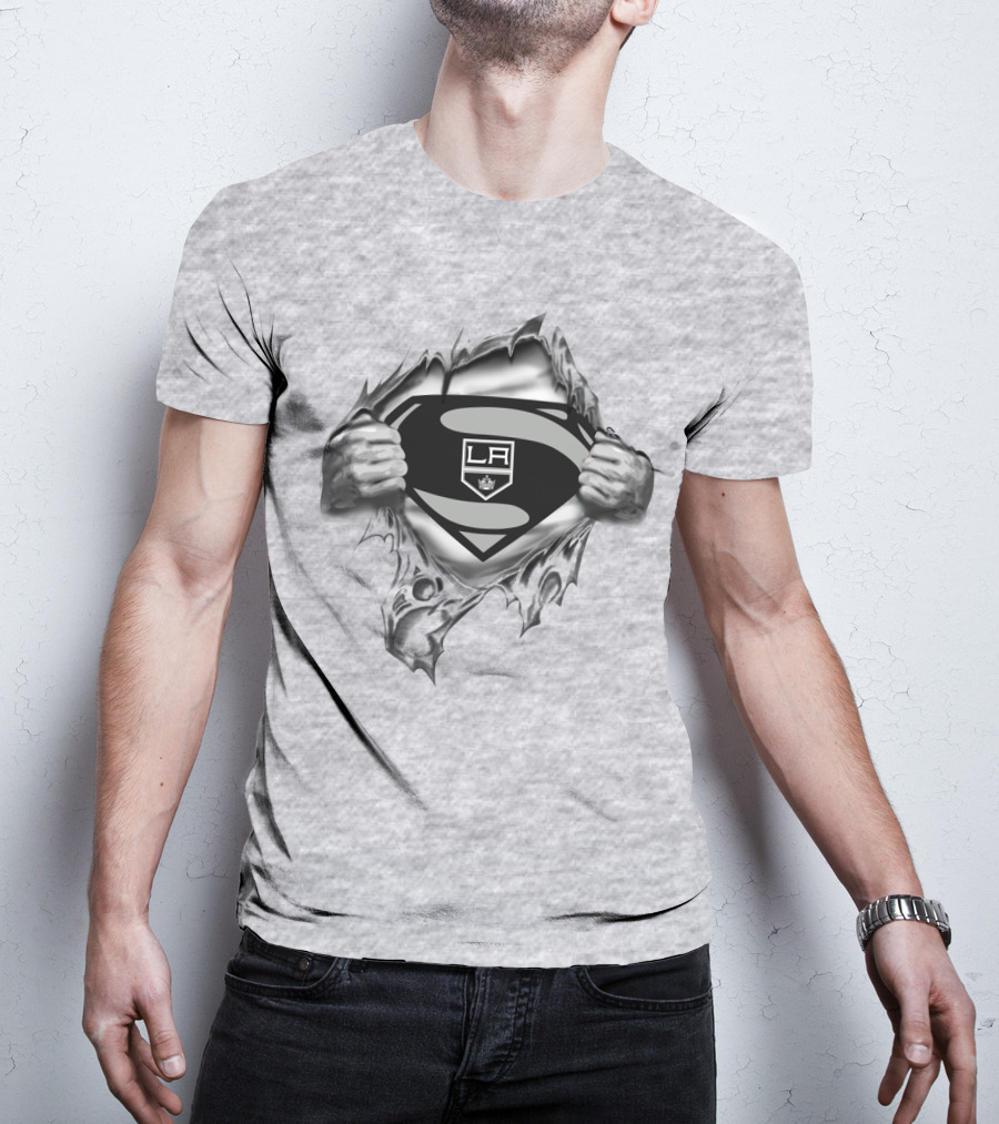 Superman Los Angeles Kings Shield T-Shirt