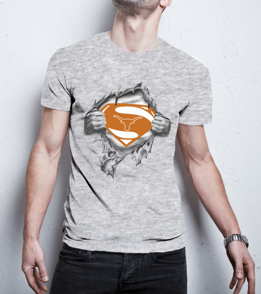 Superman Texas Longhorns T-Shirt