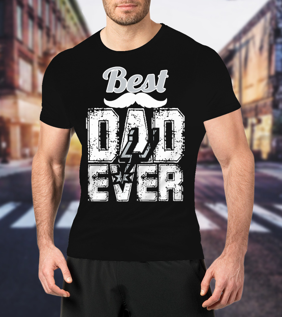 Best Dad Ever Spurs T-Shirt