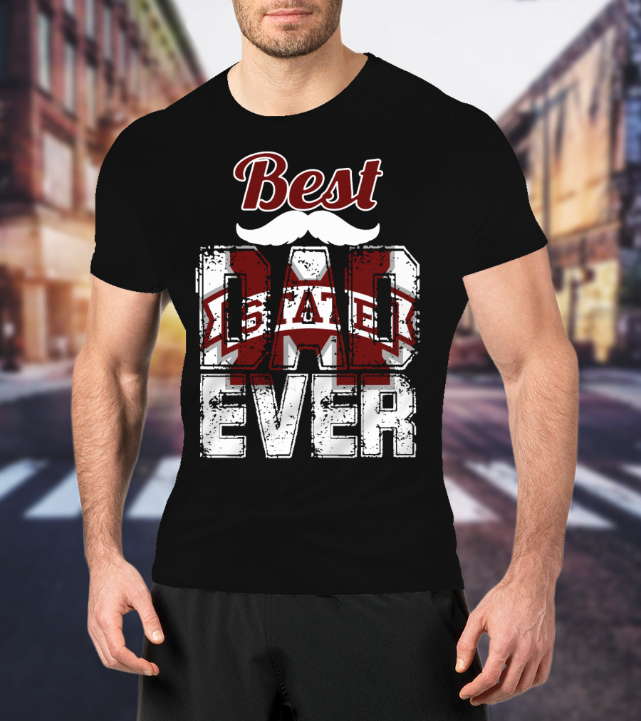Best Mississippi State Bulldogs Dad Ever T-Shirt