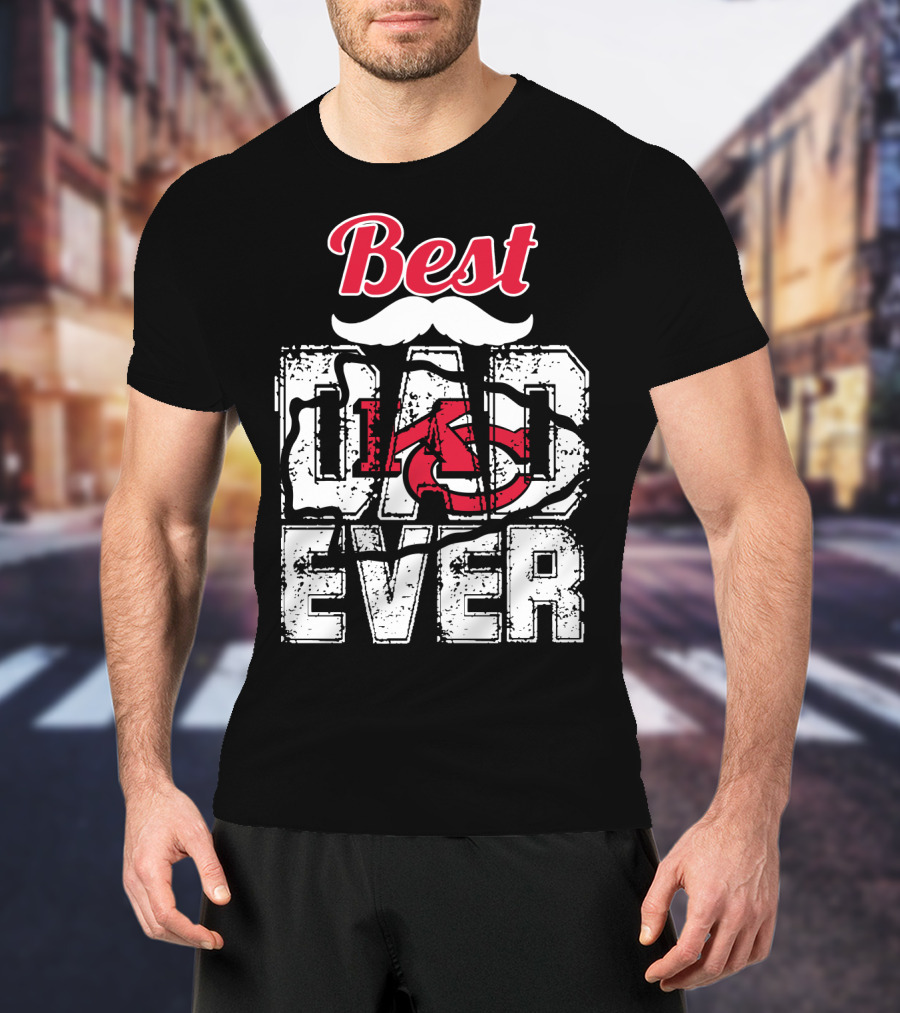 Best Dad Ever Chiefs T-Shirt