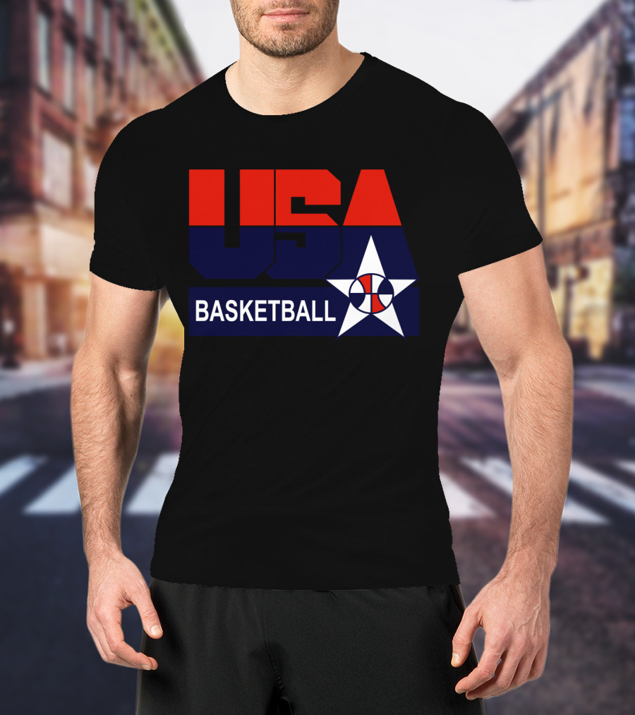 Usa Basketball Star Icon T-Shirt