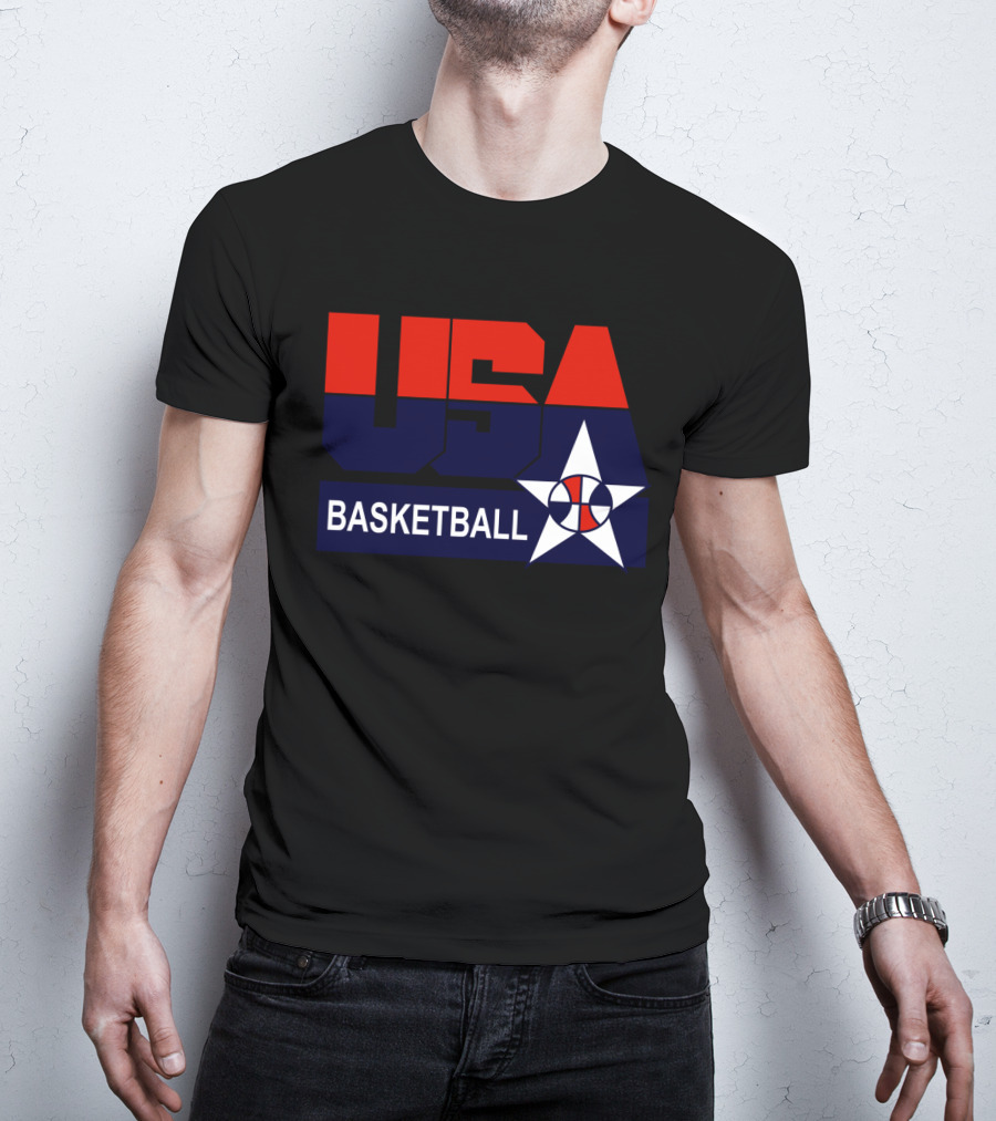 Usa Basketball Star Icon T-Shirt