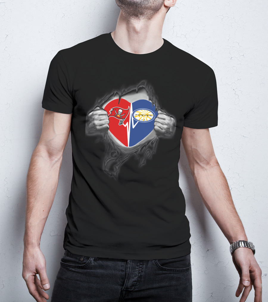 Buccaneers Heart Miami Fusion Soccer Football T-Shirt