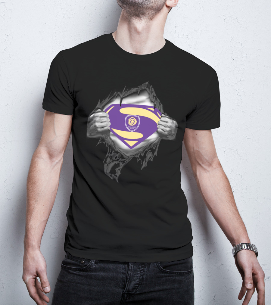 Orlando City Sc Superman Logo Fan T-Shirt