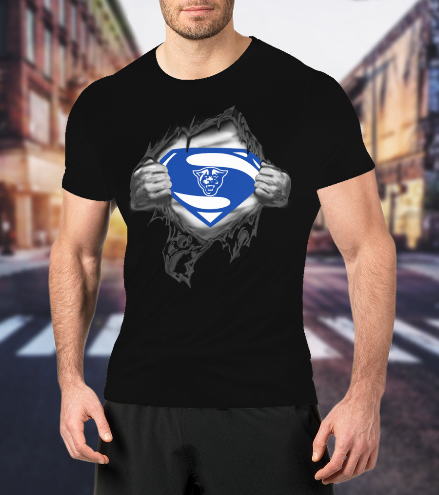 Superhero Emblem Georgia State Panthers 200 T-Shirt