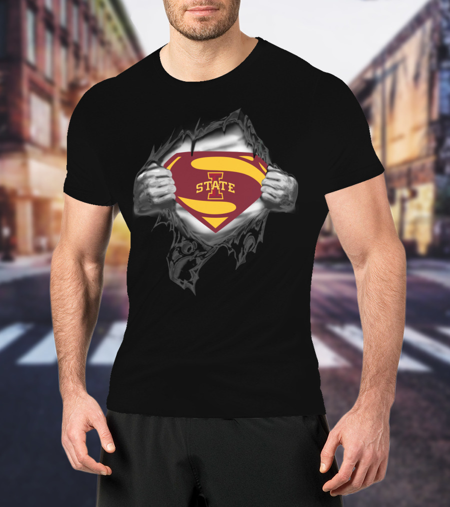 Iowa State Cyclones Superhero Logo Apparel 233 T-Shirt