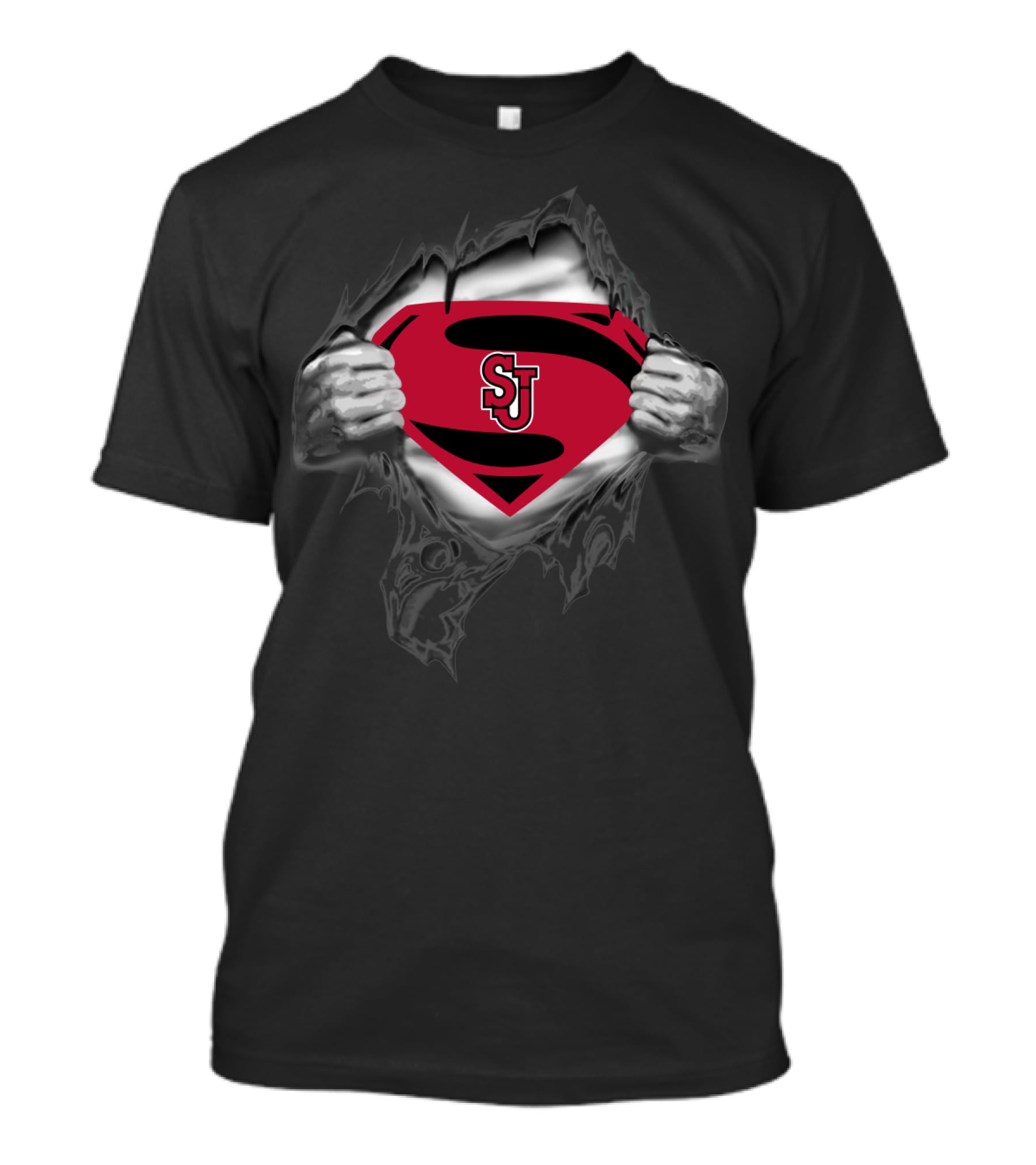 Super St John's Red Storm 365 Power Logo Display T-Shirt